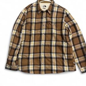 The North Face Men's Tan Plaid Shirt Jacket